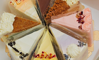 Slices of cake